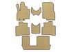EVA Mats (3 Rows, Beige) for Mitsubishi Grandis 2003-2011