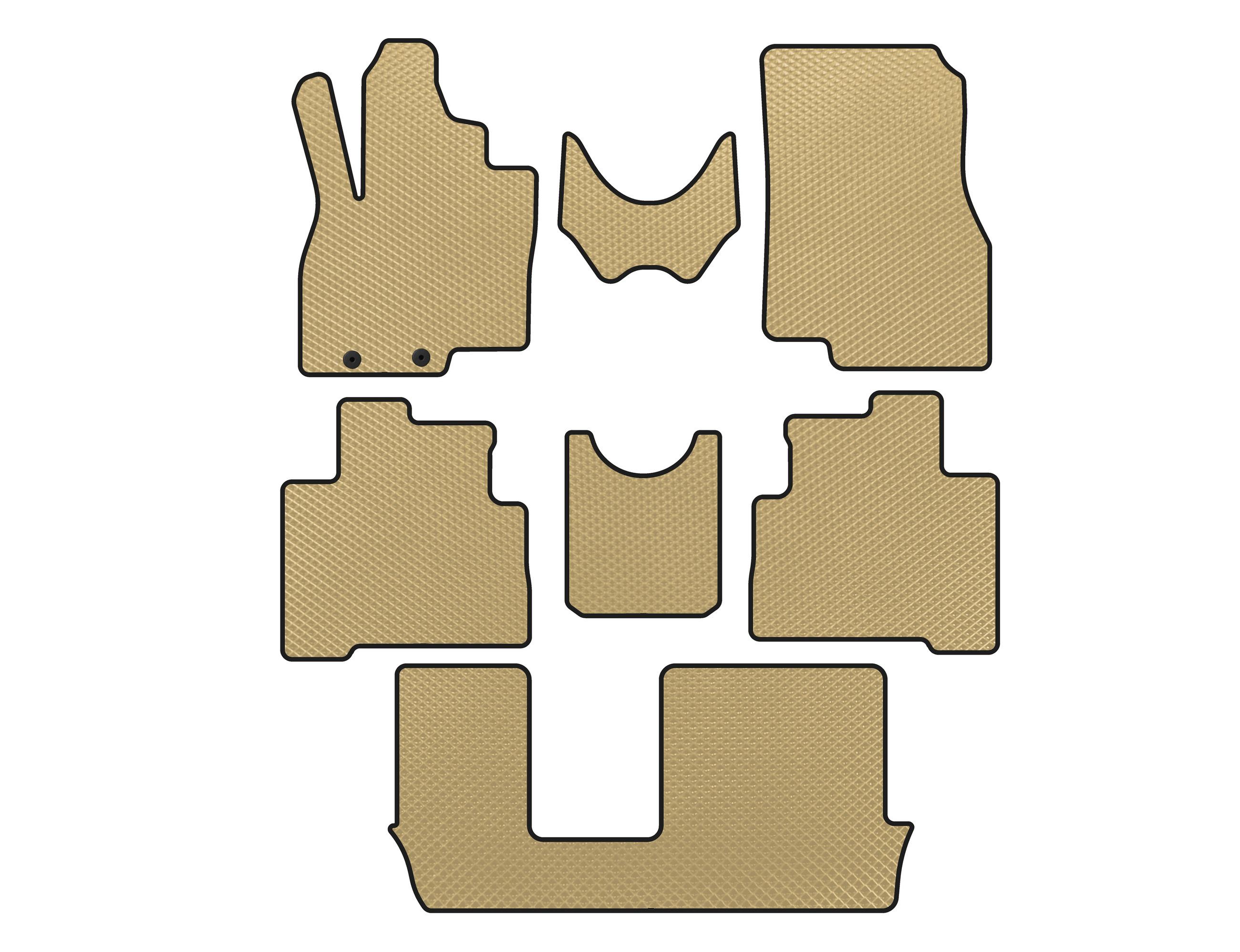 

Килимки EVA (3 ряди, Бежевий) для Mitsubishi Grandis 2003-2011 рр.