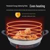 Versatile Electric Griddle with Non-Stick Deep Frying Pan and Single-Sided Heating for Pancakes and Pot Stickers