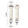 Multifunctional Bottle Opener Retractable Can Opener with Magnetic Back Adjustable Jar Lid Gripper for Weak Hands