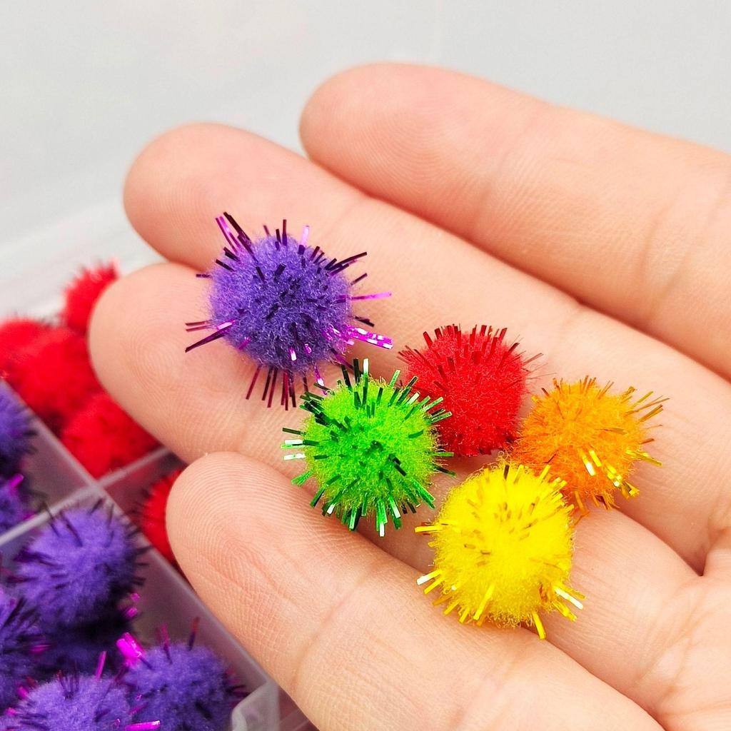 Kylebooker 100 pezzi di materiale per legare le mosche, uova di pesce, uova di pesce, rosso