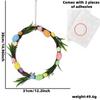 Wreath Easter Exquisite In Small Medium And Large Sizes Featuring Colorful Eggs And Blooms Beautiful