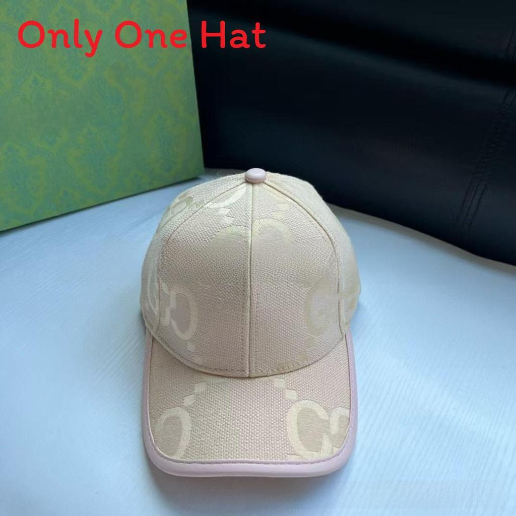 FernGlade Katoenen Baseballpet Met Groot G-logo Voor Modieuze Streetwear Lente geel