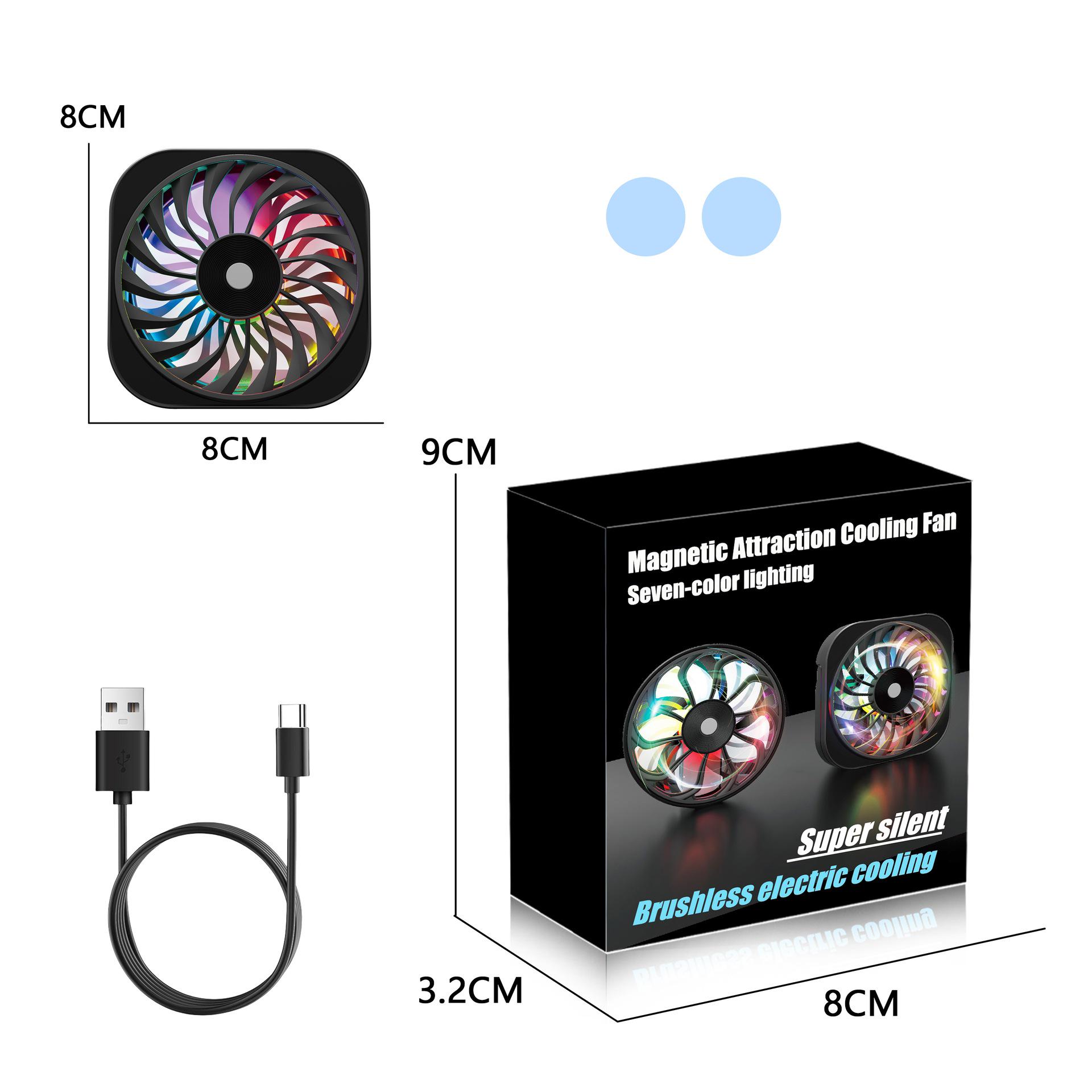 

Laptop Magnetic Cooling Stand with Silent Fan & Phone Holder