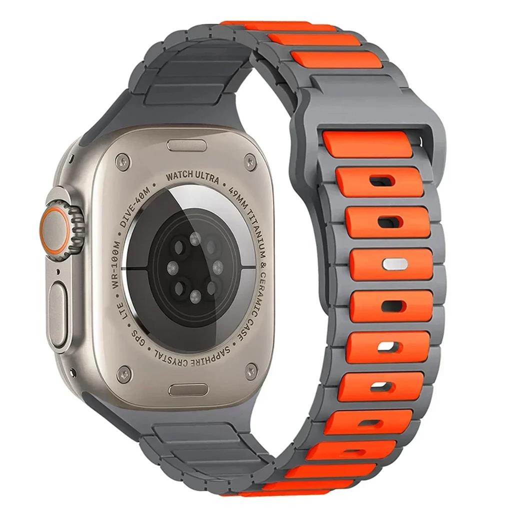 Silicone Strap for Apple Watch 10 Band 46mm 45mm 44mm 49mm 42mm 40mm 38 Correa Bracelet Iwatch Series 9 8 7 6 5 SE Ultra 2 Band