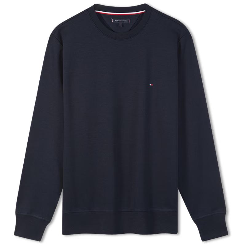 

Tommy Hilfiger Men s Double-Faced Knit Crew Neck Sweatshirt S