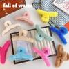 Plush Hair Catchs Hair Barrettes for Thick Hair Furs Hair Claw Clips Jewelry