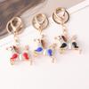 Fashion Metal Rhinestone Pony Keychain Pendant For Women Men Zodiac Horse Car Keyring Backpack Decoration Jewelry New Year Gift