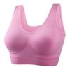 Plus Size Wireless Sports Bra Seamless Thin Padded Running Underwear