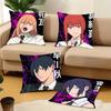 1 szt. GORĄCY Anime Chainsaw Man Film Łuk Reze Poszewka na poduszkę Kwadratowa Sypialnia Sofa Rekreacja Komfort Poduszka Samochód Dekoracja Domu