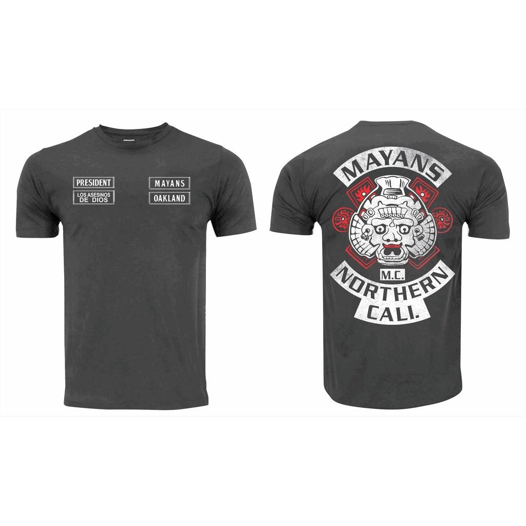 Letní pánský 3D tisk 2024 Synové anarchismu, Tričko Sancro Los Mayan Street Neformální Sport Velký top