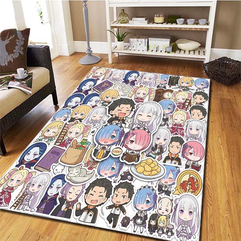 Re Zero Carpet Rug For Living Room Bedroom Home Sofa Decoration Kids Play Nonslip Floor Mat