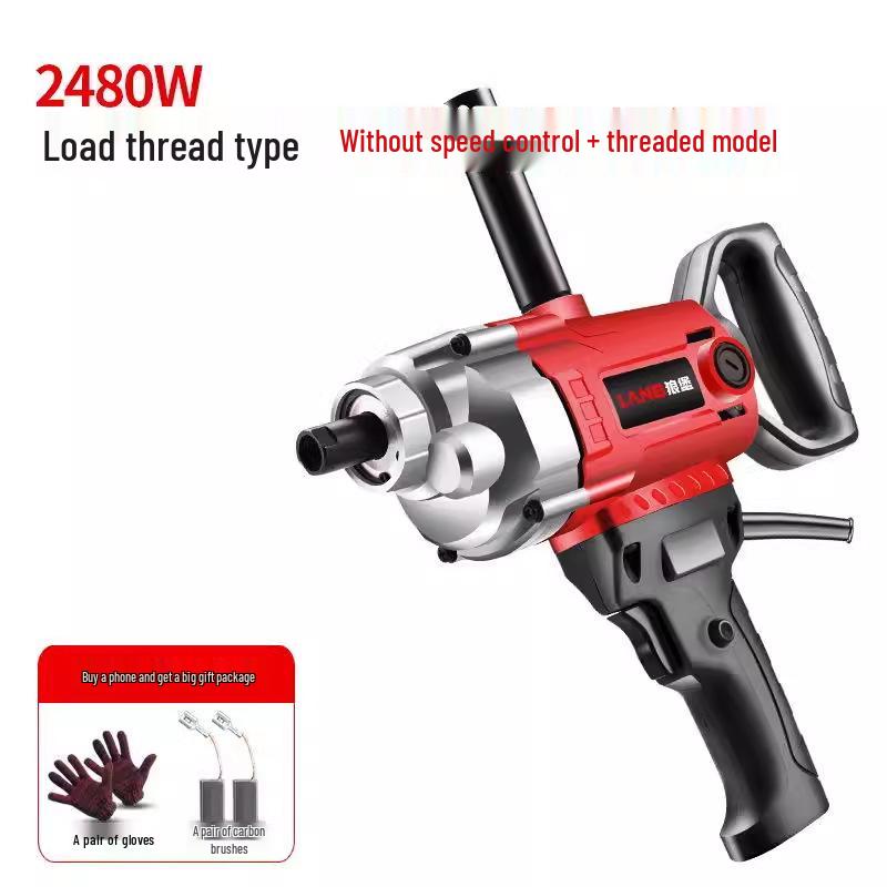 Промышленный электрический смеситель для раствора и бетона для краски, покрытий и цементной шпаклевки