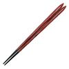 Hyozaemon Shaved Asuka Chopsticks, Red, L, 23.5cm, M-903