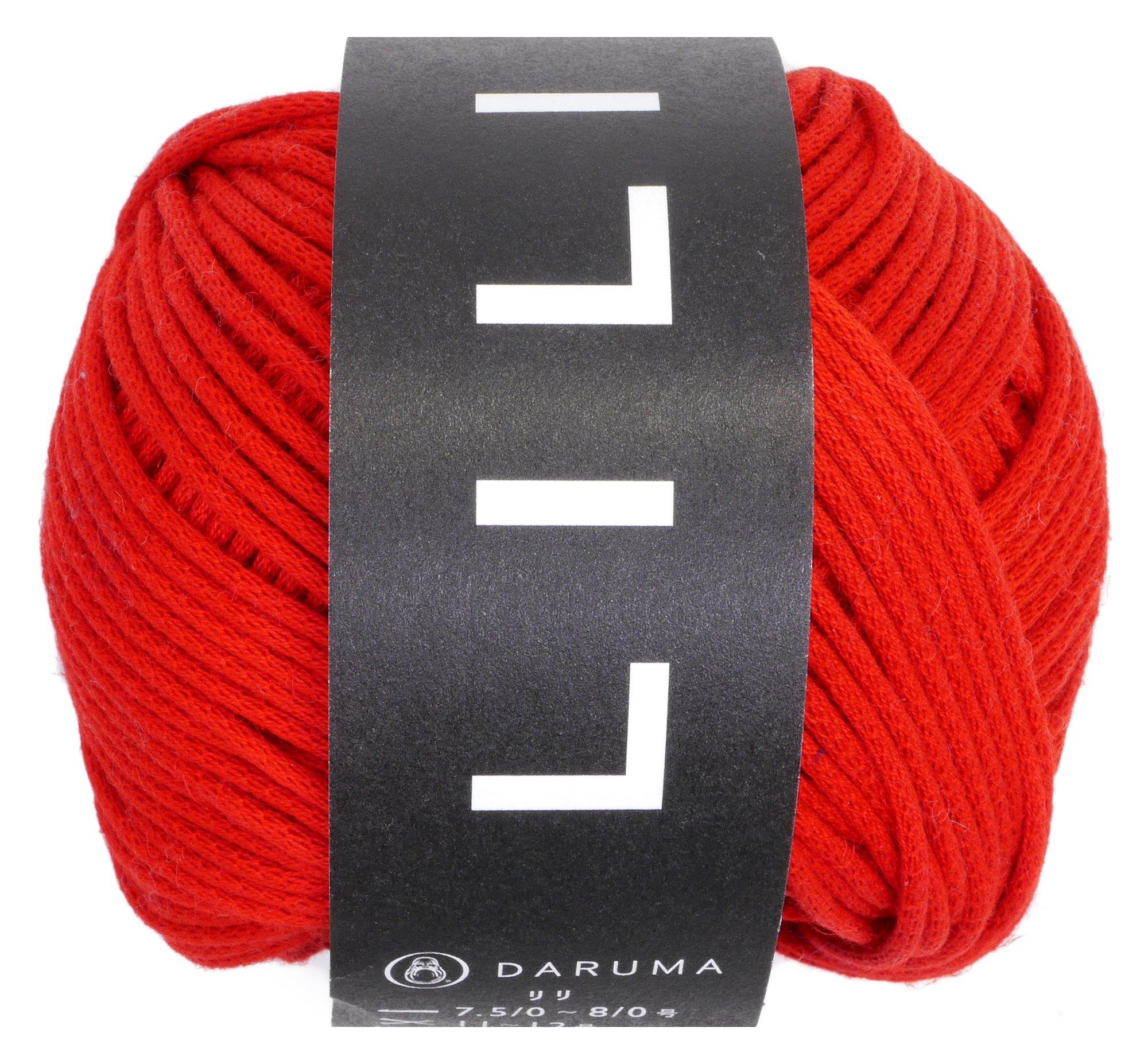 

DARUMA LILI Craft Extra Thick Red Series 50g 53m 5 Ball Set 3160 Col.4 Approx.