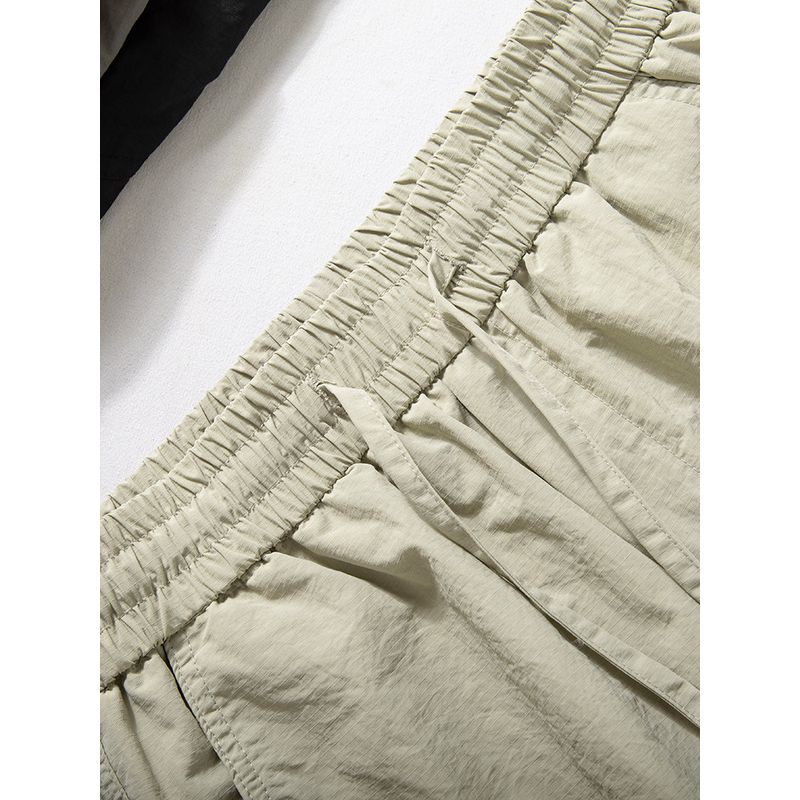 Cargo Shorts Men's Summer Thin Large Pocket Mountain Outdoor Machine Style Plus Size Loose Casual Straight Shorts