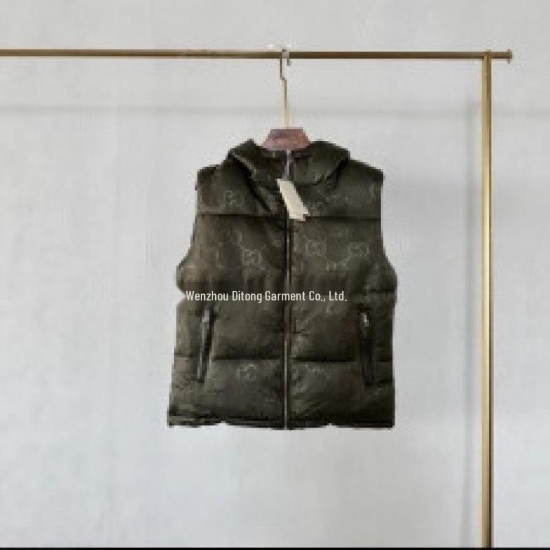 Hochwertige ärmellose Baumwollweste mit Stehkragen für Damen und Herren - Warme Herbst-Winter-Freizeitjacke