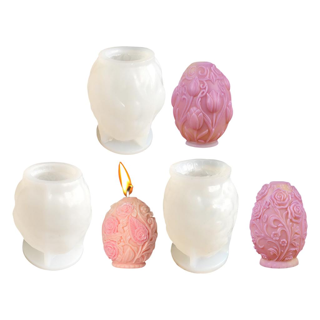 Velikonoční formy na svíčky Formy na odlévání Formy na epoxidovou pryskyřici Silikonové formy ve tvaru tulipánu a vejce Formy na sádru Formy na ozdoby