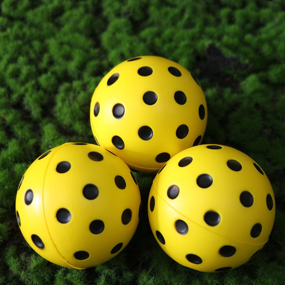 High Elasticity Foam Pickleballs Practice Balls Low Decibel Exact Real Ball  Sports Training