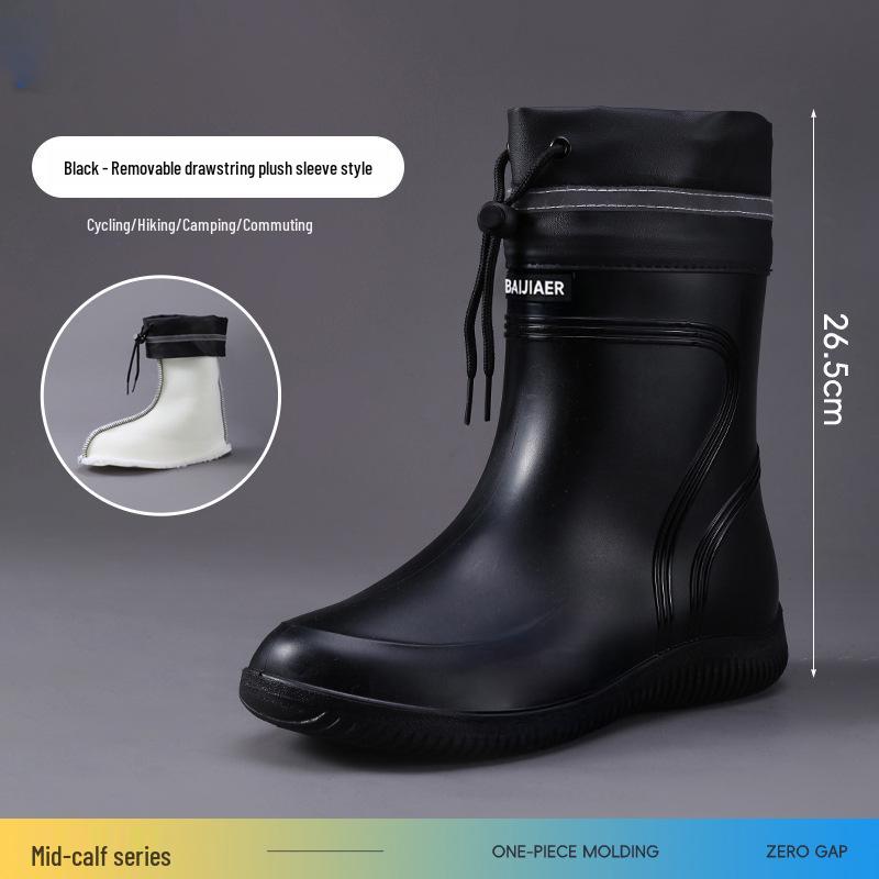 Arctic Doctor Non-Slip Waterproof Rain Boots for Men s Delivery and Fishing 38