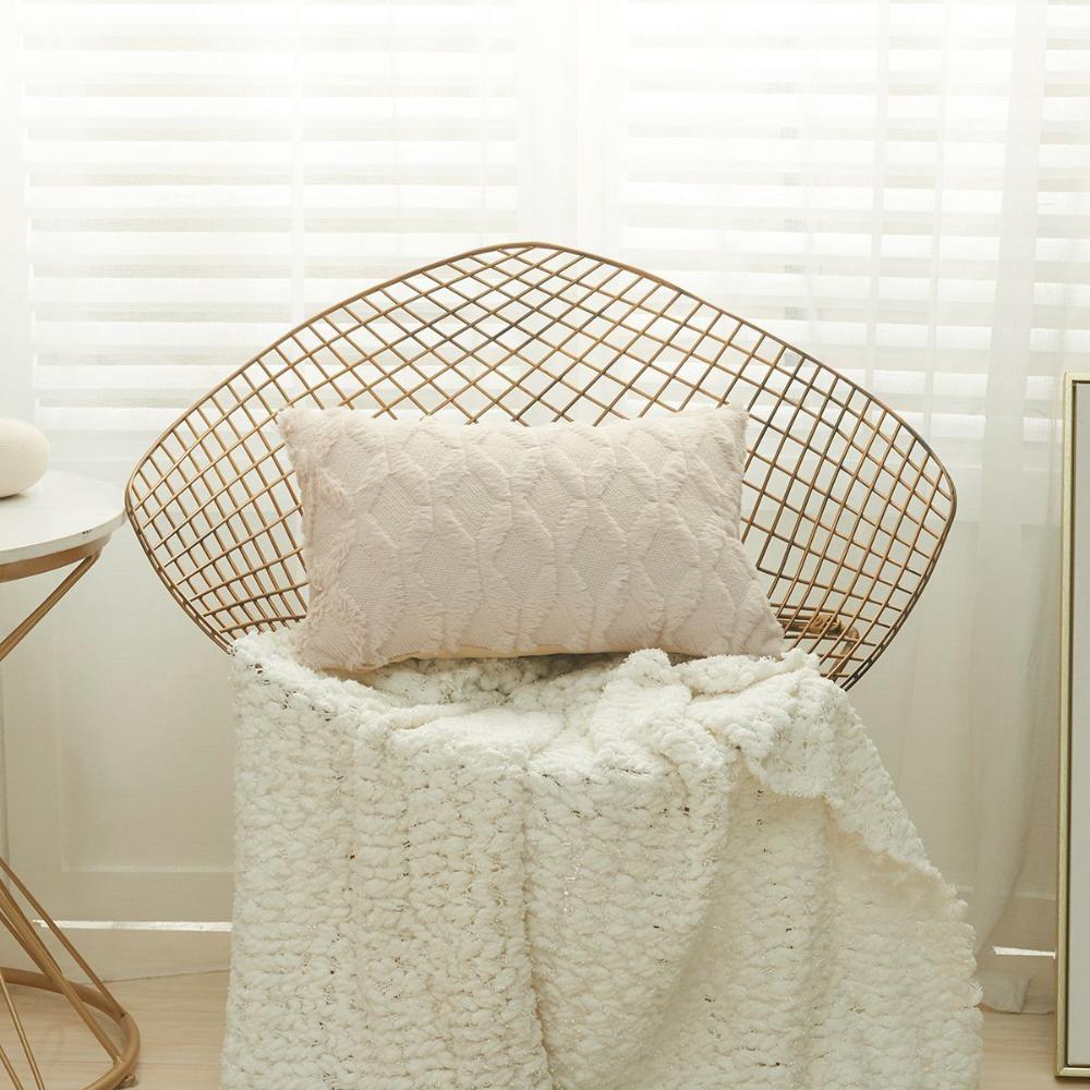 Plush For Livingroom,Bed Throw Pillow Decorative Pillow Case Sofa Decor Home Textile Cushion Cover
