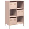 Highboard Pink 68x39x103.5 cm Steel