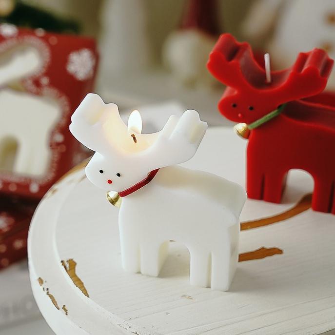 Christmas Scented Candle Simulation Elk Shape Gift Indoor Fragrance