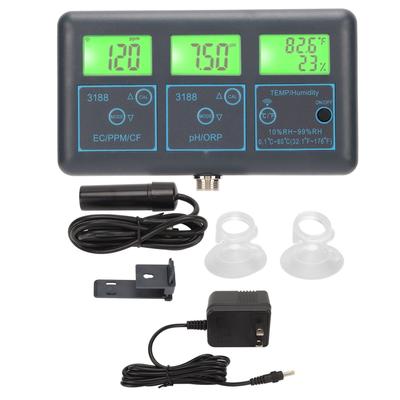 7 In 1 Water Quality Monitor Wifi for Tuya PH TDS ORP CF EC Temperature Humidity   for Aquariums