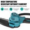 6 Zoll 3000W Holzschneider 88VF Einhand-Kettensägen Mit 1/2 Akku Für Holzbearbeitungswerkzeug Blaue Elektrische Kettensäge