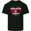 Love Suriname Flag Suriname Day Football Men Light Cotton Shirt