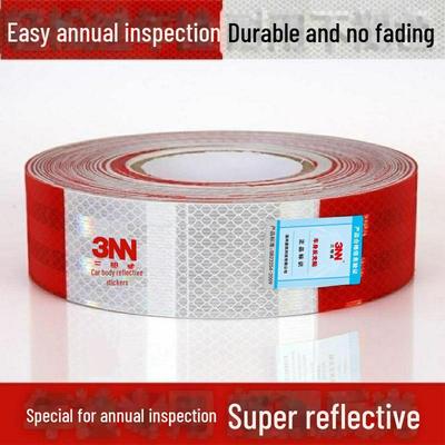 High-Brightness Red & White Reflective Truck Warning Stickers