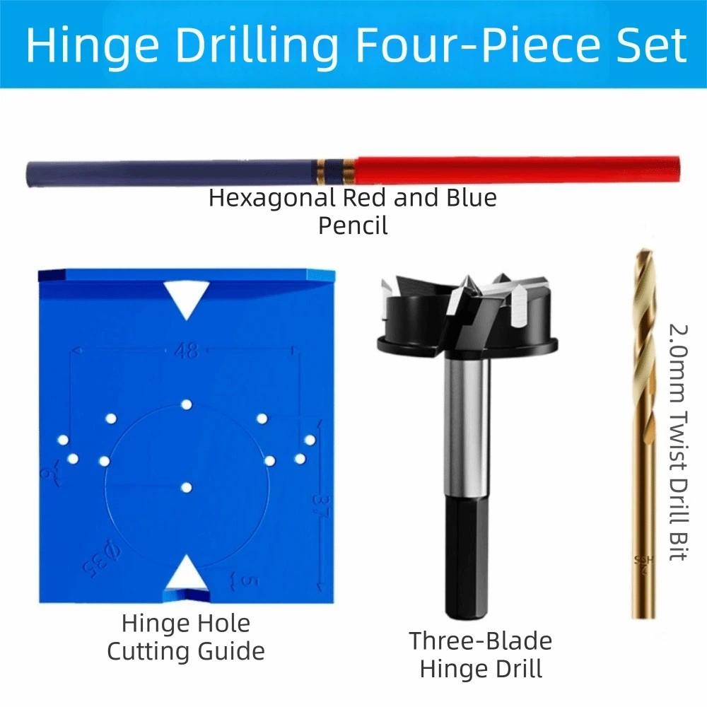 3/4Pcs Hinge Hinge Positioning Tool Hinge Installation Tool  Woodworking Projects