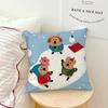 Cartoon D-Dinotaengs Cute kawaii cushion cover Pillow Cover Home Sofa living Decoration Room  Office Car Nordic Simplicity