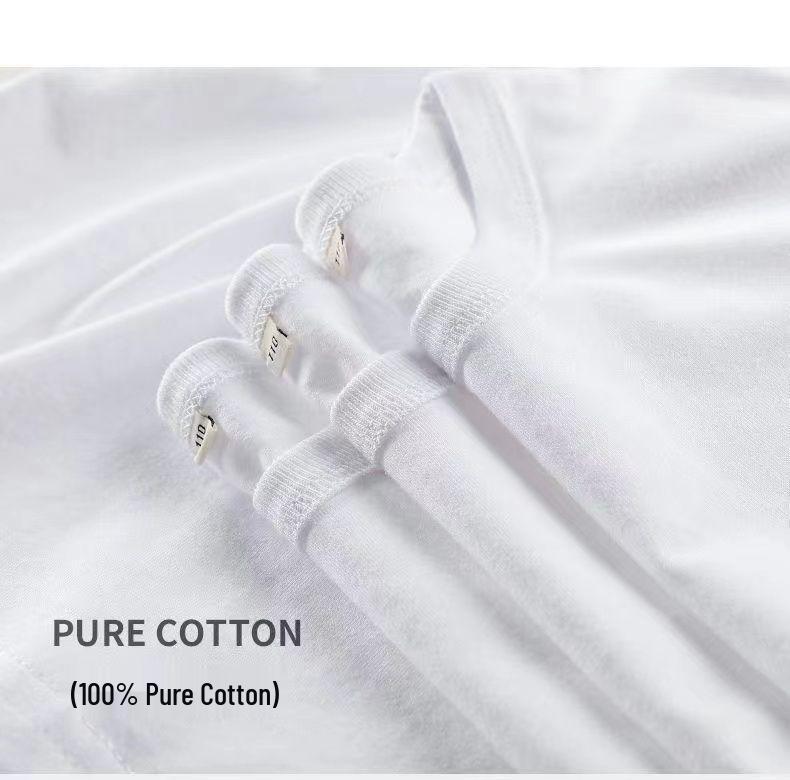 100% Cotton Girls' Trendy Long-Sleeve T-Shirt: Spring/Autumn Stylish Loose Fit, Kids' New 2025 Base Layer Top