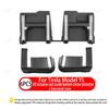 2 4 6 Pcs For Tesla Model YL TPE Under Seat Corner Guard Seat Slide Rails Protector Cover Anti-Kick Decor Flocking Accessories
