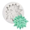 Silicone Cake Mold 6CM Diameter Christmas Holly Leaf and Fruit Pattern for Baking Enthusiasts Creating Chocolate Fondant