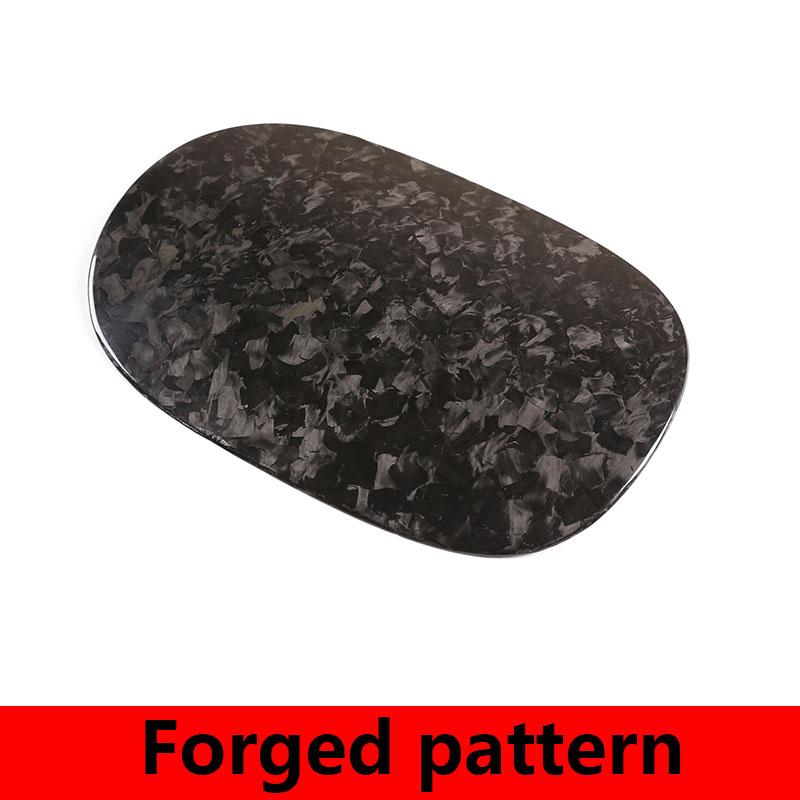 For Porsche MACAN 2014-2023 Real Carbon Fibre Car Fuel Tank Cover Fuel Oil Tank Cover Trim Sticker Car