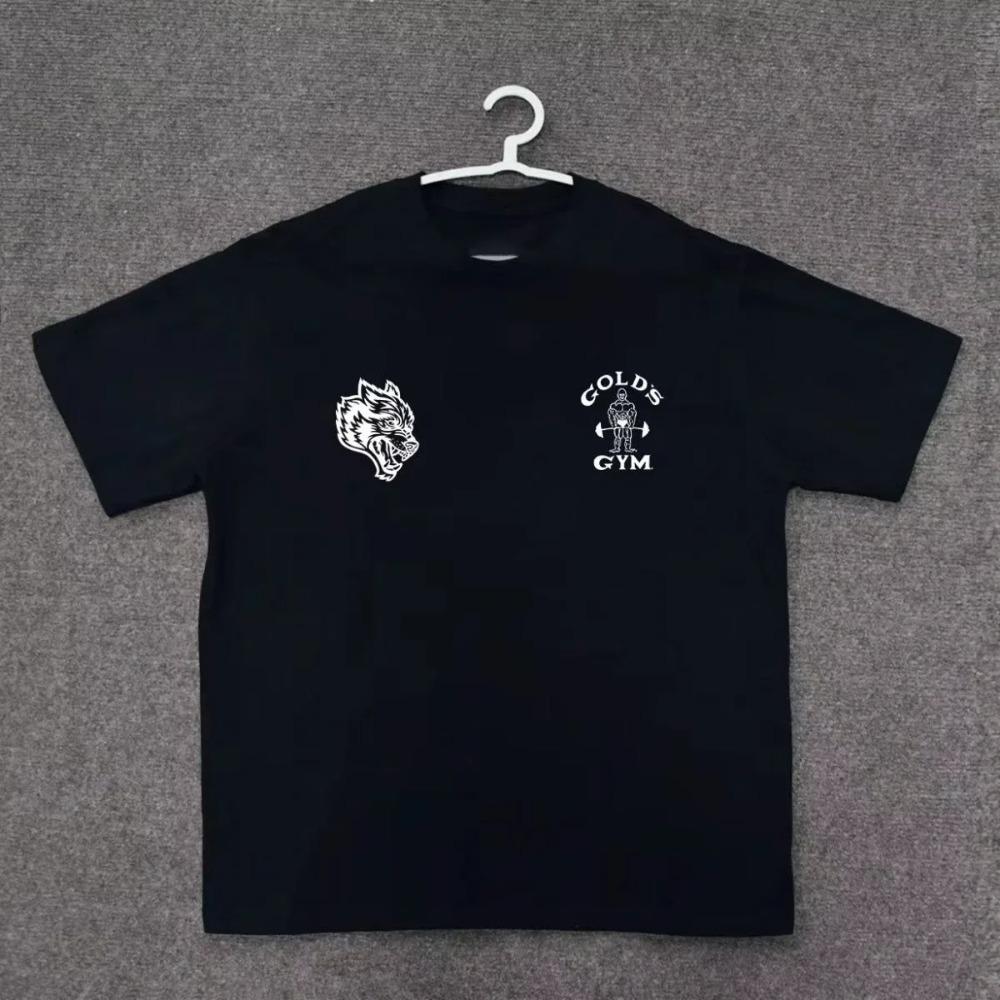 DARCSPORT Wolf Head T-shirt Summer City Fitness Training Sports Loose Casual Crewneck Men's T-shirt Couples Pure