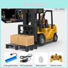 Alloy Remote Control Forklift With Sprayer And Sound For Kids Playroom