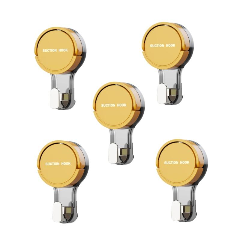 1-3PCS Suction Cup Hook Reusable Stronge Vacuum Bathroom Suction Cup Hooks Waterproof Towel Rack Clothes Hanger Hook Accessor