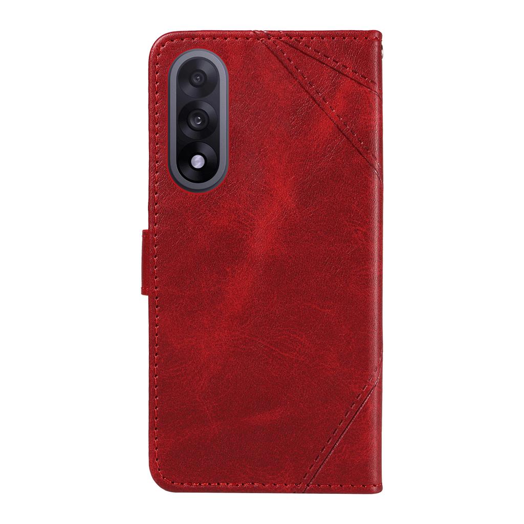 Für OnePlus Nord 5 5G/OnePlus Ace 5 Ultra 5G Lederhülle Geometrisches Liniendesign Brieftasche Handyhülle mit Handschlaufe