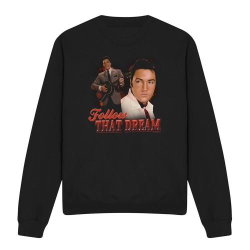 Elvis Presley Unisex Adult Follow That Dream Sweatshirt