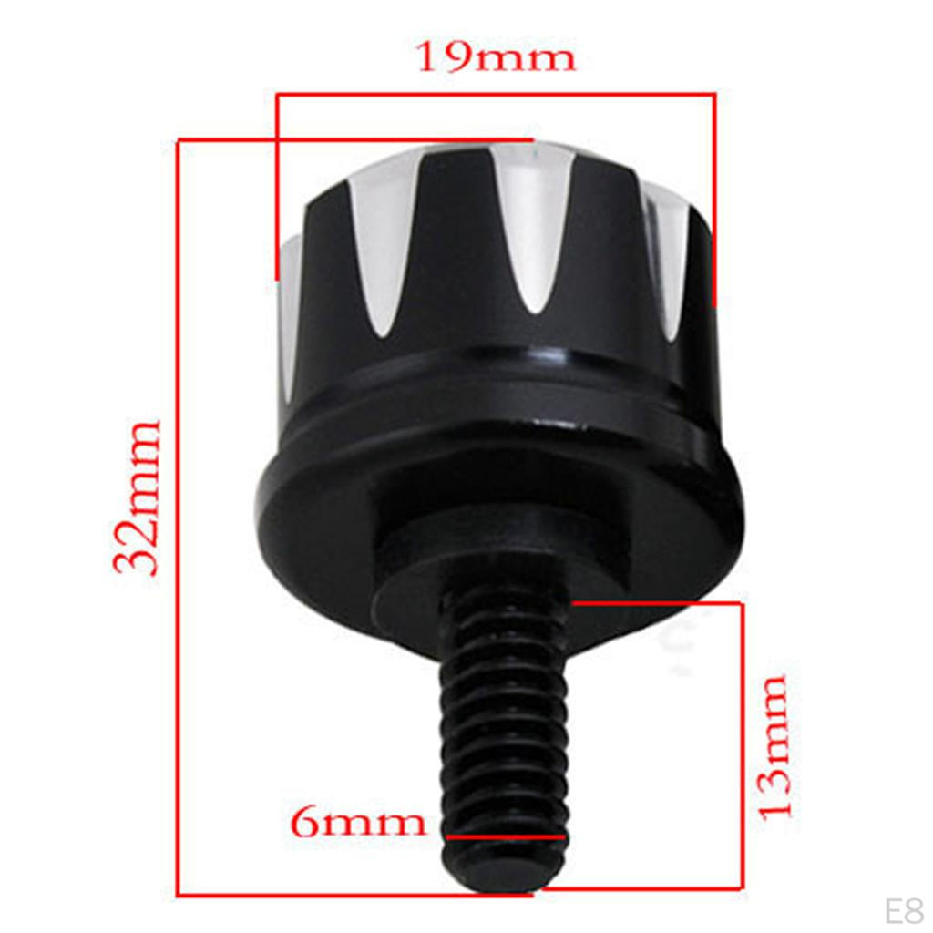 Seat Bolt Screw Knurled Seats Cover Bolts Aluminum for 1997-2017