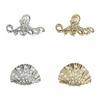 Octopus Women Hair Claw Zinc Zinc Zinc Alloy Hair Crab Clip Vintage Shark Clip  Headwear