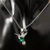 Collana a Catena Colibrì Ciondolo Uccello Smaltato Blu Raffinato Collana a Catena Clavicolare Per Donne Gioielli Regali per Feste Anniversari