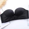 Strapless Front Buckle Bra Invisible Non-slip Girls Small Chest Thick Cup Bra Push Up Adjustable Underwear Bra