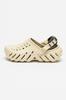 Crocs Unisex Slingback Sabots, Hellbeige, Größe 39-40, Outdoor Clog, Komfortsohle, Atmungsaktives Design, Leicht zu reinigen