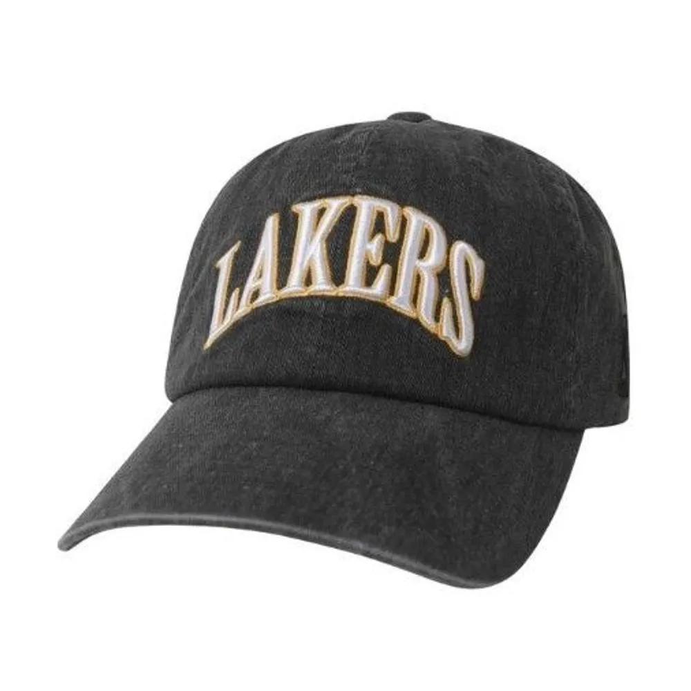 Unisex NBA Big Lettering Washed Oversized Soft Ball Cap N265AP232P beige