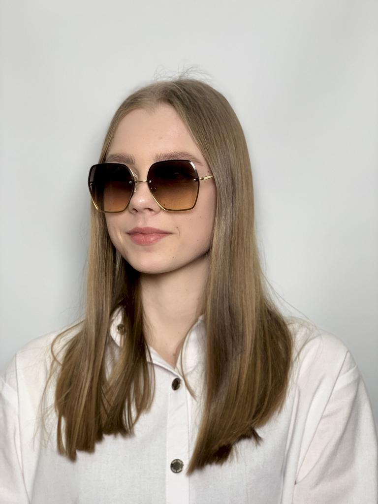  Vintage Kadın Çerçevesiz Güneş Gözlüğü Gözlük Moda Açık Plaj Tatil Güneş Gözlüğü