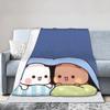 Cute Bubu & Dudu Blankets Super Warm Funny Plush Throw Blanket For Kids Adult Living Room Flannel Bedspread Bed Cover